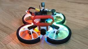 Drone FPV cinematique interieure avec protections WingSuitS